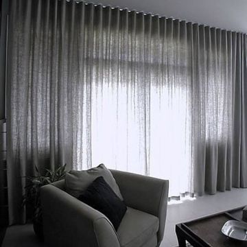 cortinas grises
